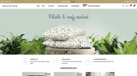EnvioHome: website