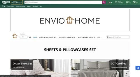 EnvioHome: amazon storefront