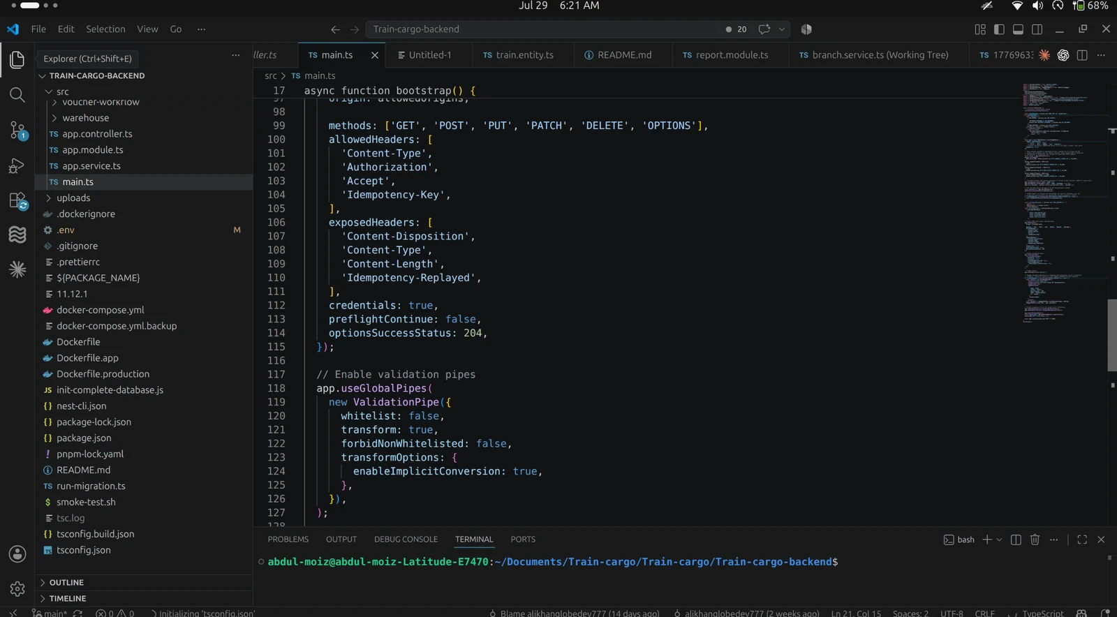 Logistics Operations and Transaction Platform: interface 3